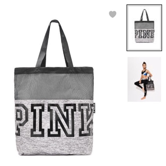 PINK Victoria's Secret Handbags - NEW VS PINK MESH TOTE